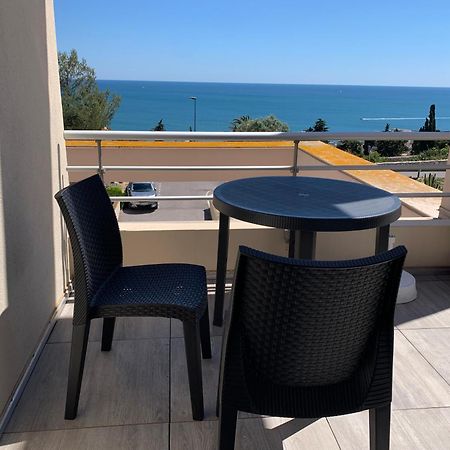 Sète - Fewo mit Meerblick, Schwimmbad Exterior foto
