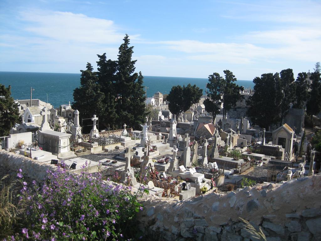 Sète - Fewo mit Meerblick, Schwimmbad Exterior foto