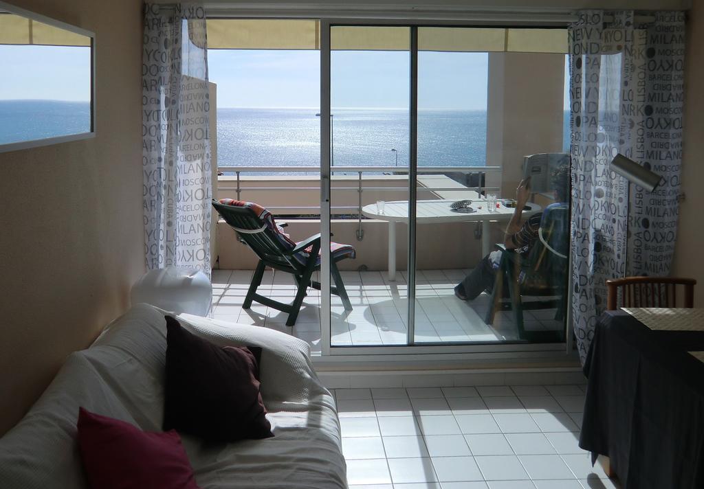 Sète - Fewo mit Meerblick, Schwimmbad Exterior foto